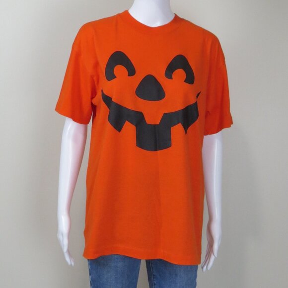 Vintage Hallmark Cards Jack O Lantern Pumpkin Halloween T-shirt Tee SIZE XL - Picture 1 of 11